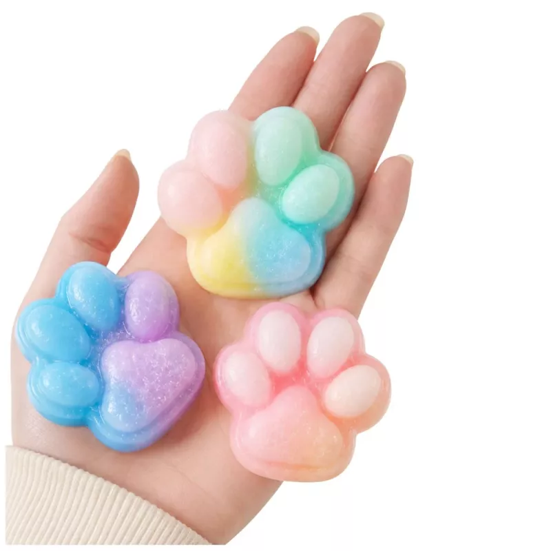 LEAN TOYS Set creativo fai da te per creare squishies zampa di gatto 44 pezzi