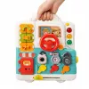 LEAN TOYS Libro interattivo giocattolo educativo pannello manipolazione luci suoni 16 pezzi