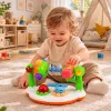 LEAN TOYS Giocattolo musicale interattivo per neonati Sonaglio Luci Suoni