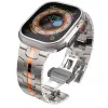 TECH-PROTECT STAINLESS LINE Cinturino per Apple Watch 44/45/46/49 mm Titanio/Arancione