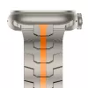 TECH-PROTECT STAINLESS LINE Cinturino per Apple Watch 44/45/46/49 mm Titanio/Arancione