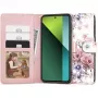 TECH-PROTECT Custodia portafoglio per Redmi Note 13 Pro 5G / Poco X6 5G con vano portacarte, Floreale