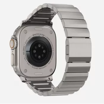 TECH-PROTECT Steelband Cinturino per Apple Watch 4 / 5 / 6 / 7 / 8 / 9 / SE / Ultra 1 / 2 (42 / 44 / 45 / 49 mm) Titanio