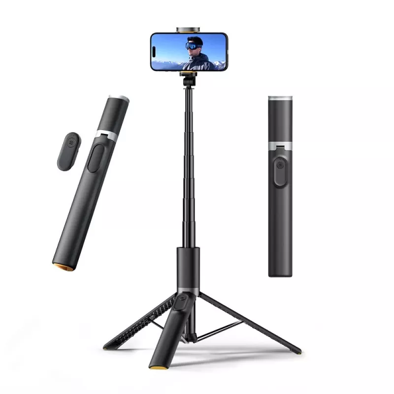 Tech-Protect L08S Selfie Stick Treppiede Nero