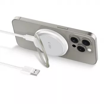 Tech-Protect QI15W-A33 Caricatore wireless MagSafe 15W Bianco