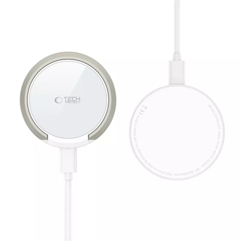 Tech-Protect QI15W-A33 Caricatore wireless MagSafe 15W Bianco