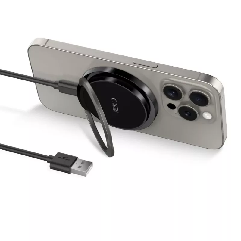 Tech-Protect QI15W-A33 Caricatore wireless MagSafe 15W Nero