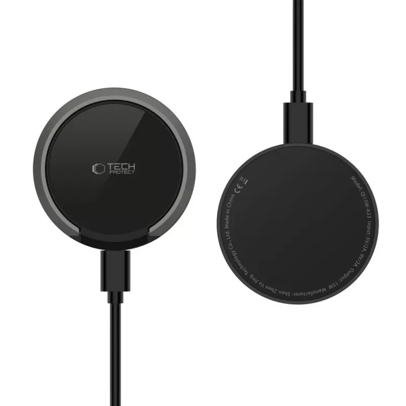 Tech-Protect QI15W-A33 Caricatore wireless MagSafe 15W Nero