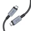 TECH-PROTECT ULTRABOOST MAX Cavo USB 4.0 8K 40Gbps Type-C PD240W 100cm Grigio