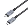 TECH-PROTECT ULTRABOOST MAX Cavo USB 4.0 8K 40Gbps Type-C PD240W 100cm Grigio
