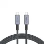 TECH-PROTECT ULTRABOOST MAX Cavo USB 4.0 8K 40Gbps Type-C PD240W 200cm Grigio