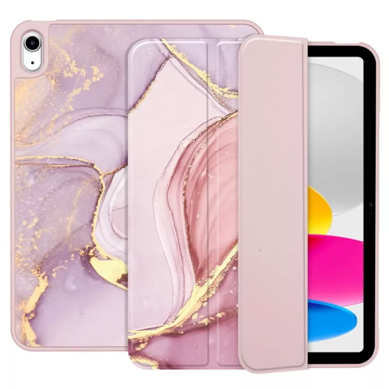 Tech-Protect SC Pen Custodia per iPad 10.9 (10th Gen, 2022) / iPad 11 (2025), Marmo
