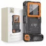 TECH-PROTECT IPX8 Custodia Impermeabile Universale da Immersione Nero/Arancione