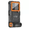 TECH-PROTECT IPX8 Custodia Impermeabile Universale da Immersione Nero/Arancione
