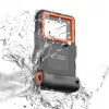 TECH-PROTECT IPX8 Custodia Impermeabile Universale da Immersione Nero/Arancione