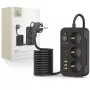 TECH-PROTECT PC3X6 Ciabatta Elettrica 3 USB & 3 Type-C & 3 Prese 200cm Nero