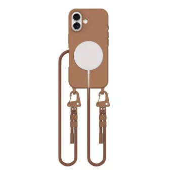 Tech-Protect Magnecklace MagSafe iPhone 16 Marrone Cioccolato