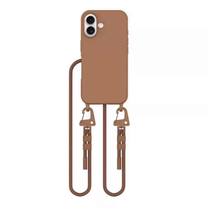 Tech-Protect Magnecklace MagSafe iPhone 16 Marrone Cioccolato