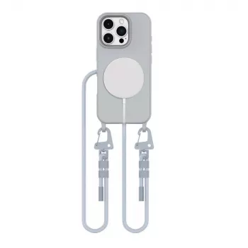 Tech-Protect Magnecklace Cordino per Telefono MagSafe per iPhone 16 Pro Max Grigio