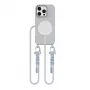 Tech-Protect Magnecklace Cordino per Telefono MagSafe per iPhone 16 Pro Max Grigio