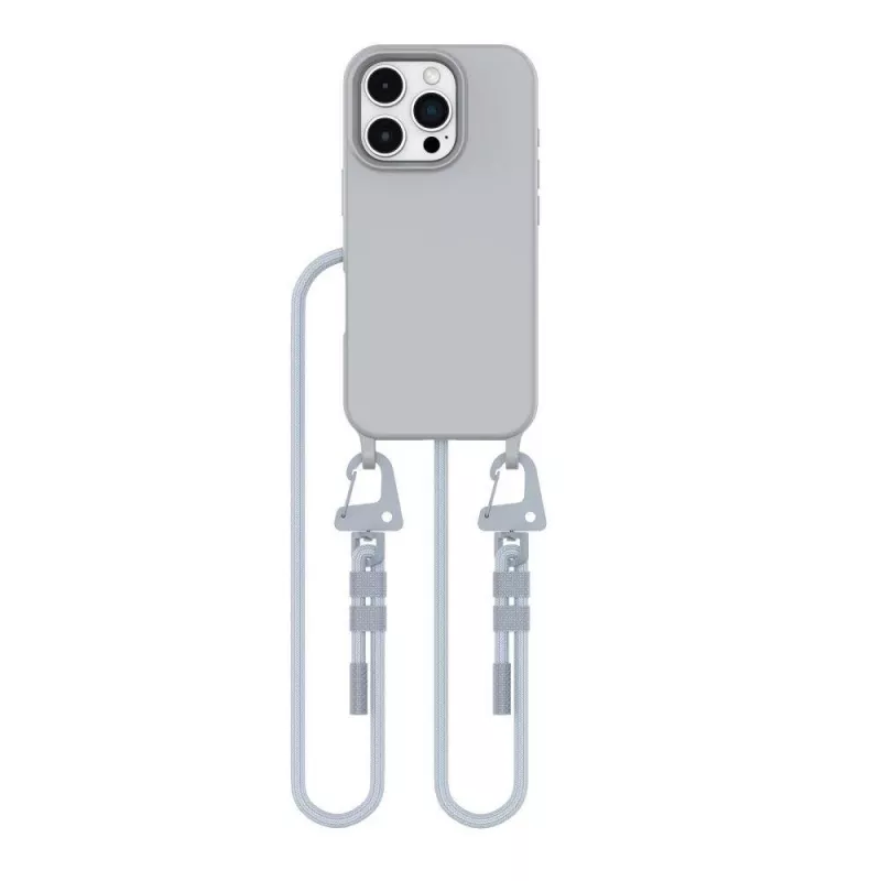 Tech-Protect Magnecklace Cordino per Telefono MagSafe per iPhone 16 Pro Max Grigio