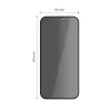 TECH-PROTECT Quick Set Spy+ Pellicola Protettiva Privacy Confezione da 2 per Apple iPhone 16 Pro