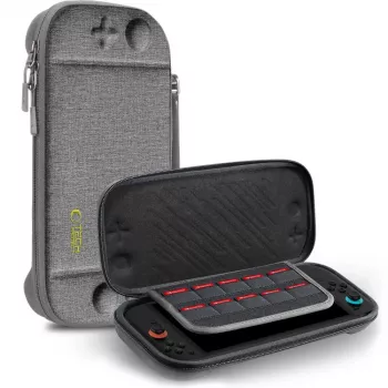 TECH-PROTECT Slim Pouch per Nintendo Switch 2, Grigio Scuro