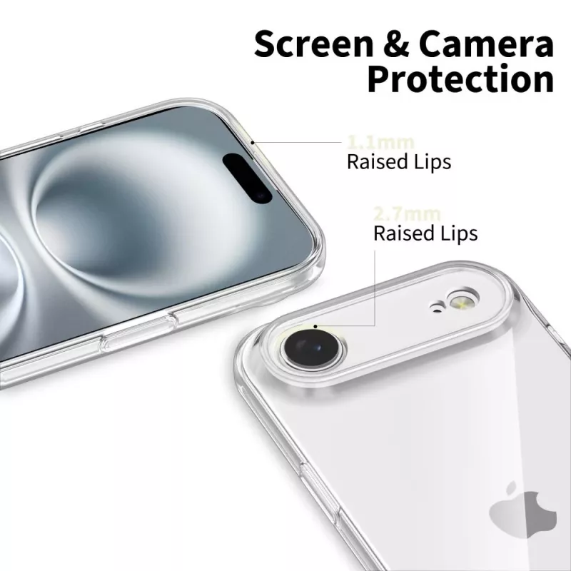Tech-Protect Flexair Custodia Protettiva per iPhone 17 Air Trasparente