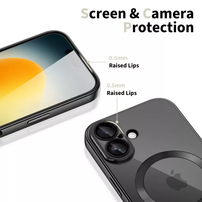 Tech-Protect MagFlex MagSafe iPhone 17 Cover posteriore nero lucido