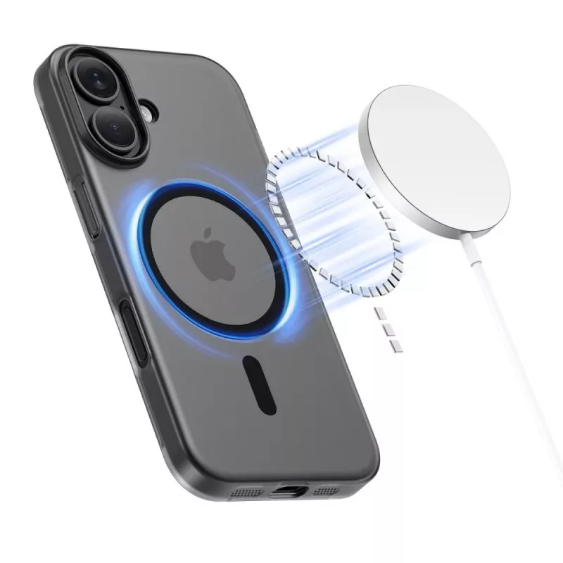 TECH-PROTECT MagSlim MagSafe iPhone 17 Cover posteriore nero opaco
