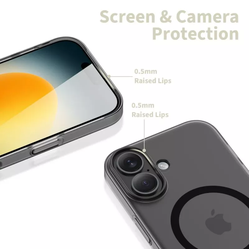 TECH-PROTECT MagSlim MagSafe iPhone 17 Cover posteriore nero opaco