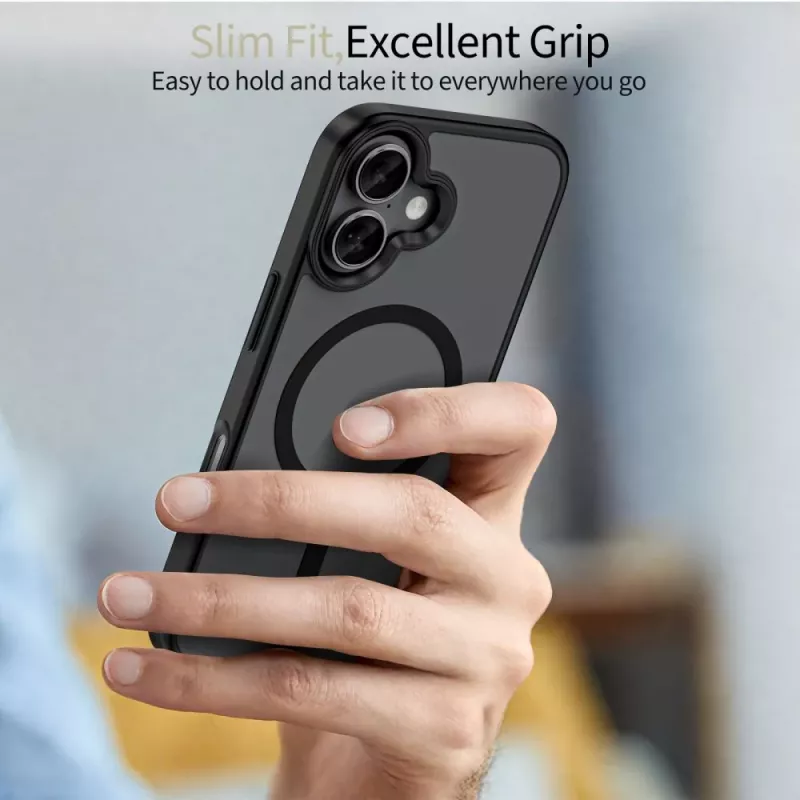 Tech-Protect Magmat Magsafe iPhone 17 Cover posteriore nero opaco