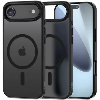 Tech-Protect Magmat Magsafe iPhone 17 Air Cover posteriore nero opaco