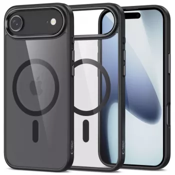 Tech-Protect Magmat MagSafe iPhone 17 Air Nero/Trasparente
