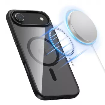 Tech-Protect Magmat MagSafe iPhone 17 Air Nero/Trasparente