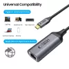 Tech-Protect UltraBoost Adattatore USB-C a Ethernet RJ45 1000 Mbps Nero