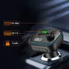 Tech-Protect CC07 Caricabatterie da Auto 3 Porte PD 54W + Trasmettitore FM Bluetooth Nero