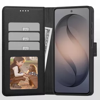 Tech-Protect Wallet Custodia MagSafe per Samsung Galaxy S26 Ultra, Nero Opaco