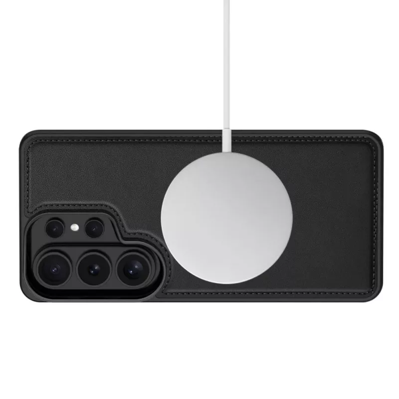 Tech-Protect Wallet Custodia MagSafe per Samsung Galaxy S26 Ultra, Nero Opaco