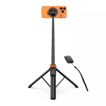 Tech-Protect L03S MagSafe Bluetooth Selfie Stick Treppiede Nero