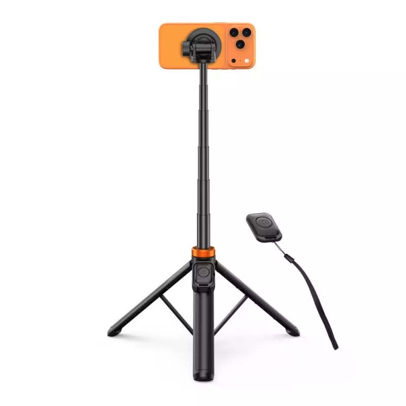 Tech-Protect L03S MagSafe Bluetooth Selfie Stick Treppiede Nero