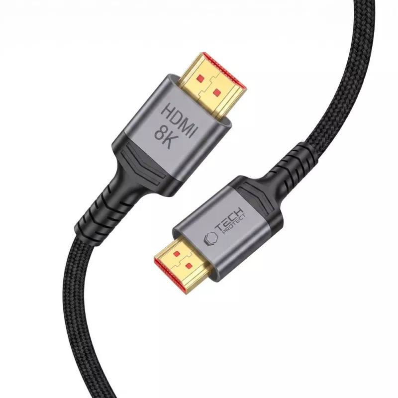 Tech-Protect UltraBoost Cavo HDMI 2.1 4K 120Hz / 8K 60Hz 200cm Nero