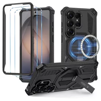 Tech-Protect MagBlast MagSafe + Glass Confezione da 2 per Samsung Galaxy S26 Ultra Nero