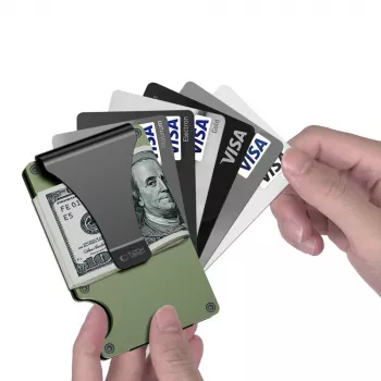 TECH-PROTECT THORN portacarte RFID verde militare