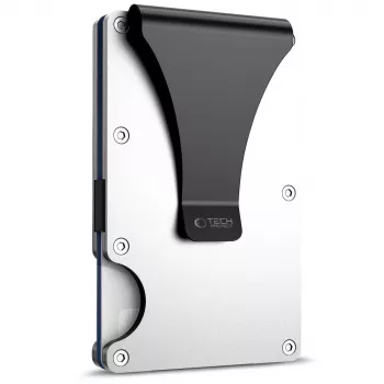 TECH-PROTECT THORN portacarte RFID argento acciaio