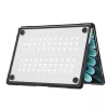 Tech-Protect Velar custodia rigida per MacBook Air 13 M2-M5 2023-2026 nero/trasparente opaco