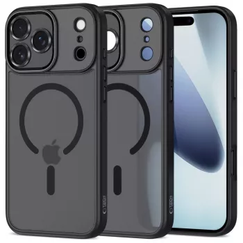Tech-Protect Magcam cover posteriore MagSafe per iPhone 17 Pro nero opaco