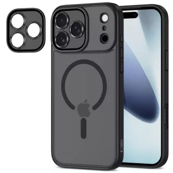 Tech-Protect Magcam MagSafe iPhone 17 Pro Max nero opaco