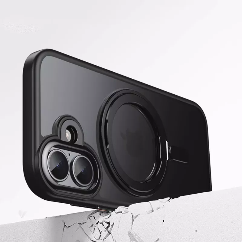 TECH-PROTECT MAGRING anello supporto e stand MagSafe per iPhone 17 - nero