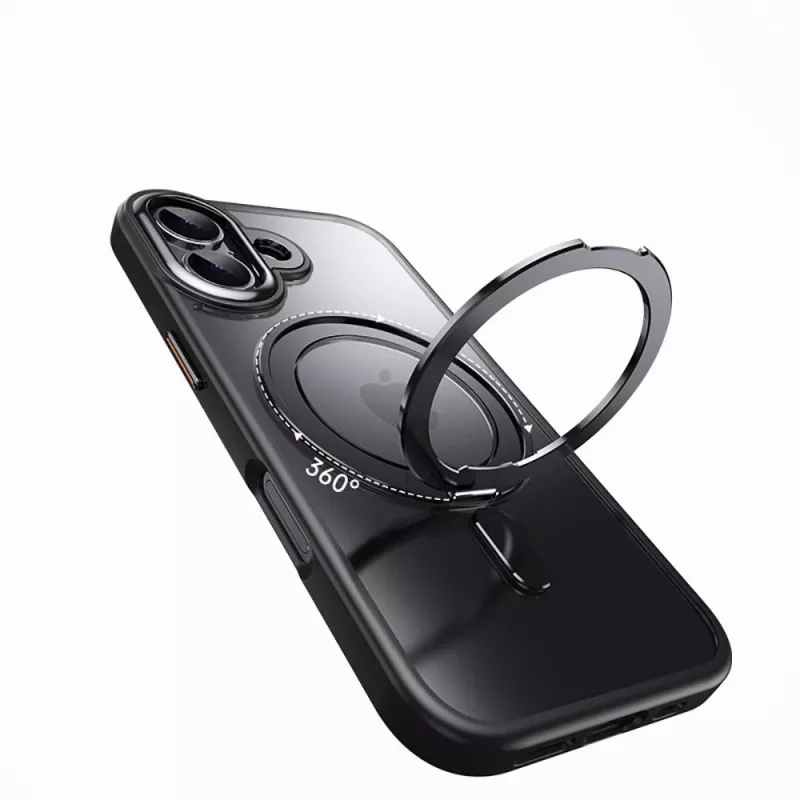 TECH-PROTECT MAGRING anello supporto e stand MagSafe per iPhone 17 - nero
